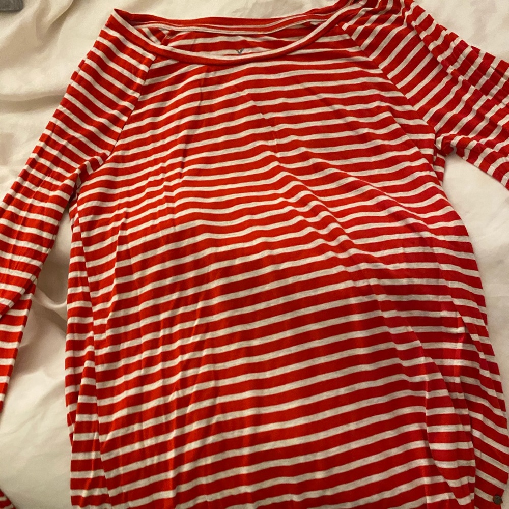 Long sleeve stripped shirt